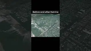Before and After: Hurricane Katrina in New Orleans #weather #hurricane
