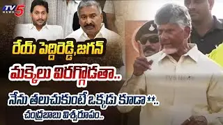 చూపిస్తా.. Chandrababu STUNNING WARNING to CM Jagan and Peddireddy Ramachandra Reddy | Chittoor|TV5