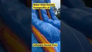Water Slide Rentals Youngsville LA #partyrentals #waterslide #inflatables
