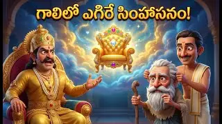 తెనాలి రామకృష్ణుడి అద్భుత యుక్తి | గాలిలో ఎగిరే సింహాసనం కథ | Moral Telugu Story