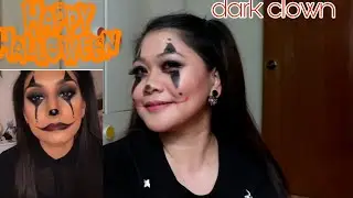 easy halloween makeup,makeup tutorial(tagalog)