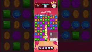 Candy Crush Saga level 4999 - Legendary Level with 4 FREE Boosters | High Speed
