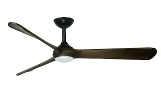52 inch 3 solid wood blades 16W LED DC motor ceiling fan remote control