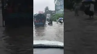 Water logging Near Kalyan (Varap) #waterlogging #localnews #rainstatusvideo