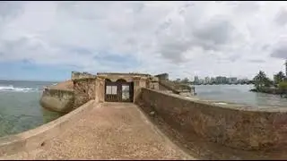 Puente entrada al Fort&iacute;n San Jer&oacute;nimo de Boquer&oacute;n - San Juan - 360 VR