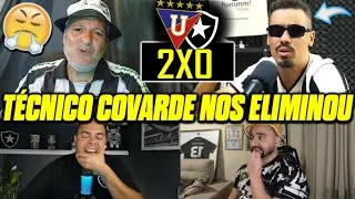 REAÇÕES DOS BOTAFOGUENSE ELIMINADOS DA LIBERTADORES! REACT LDU 2X0 BOTAFOGO