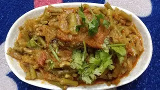 Green Lobia phali Sabji Recipe | Green Long Beans Recipe @Samreen_recipe 