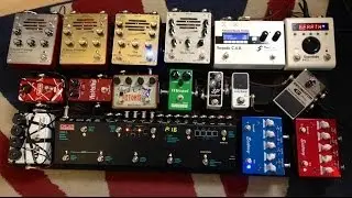 Martial Allart 's Pedalboard 2014