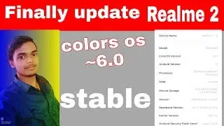 realme 2 coloros 6 update | realme 2 stable update colors 6