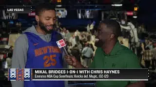 Chris Haynes Speaks With Mikal Bridges Ahead of the Emirates NBA Cup Championship!