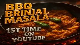 Eggplant BBQ | Smoky Brinjal Masala | Grilled Brinjal Recipe | Bangan Ka Bharta | Jannat In Kitchen 