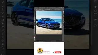 Learn to add advanced motion blur effect in photoshop #shorts