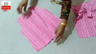 baby TOP design cutting and stitching full tutorial