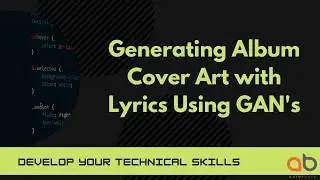Generating Album Cover Art with Lyrics using GANs