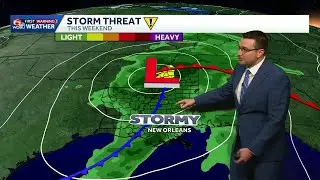 Mild, Tracking weekend storm system