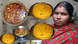 কলা পাতায় মাংস পার্বণ পিঠা Meat Parvan Pitha on Banana লিফ  মাংস পিঠে  👌