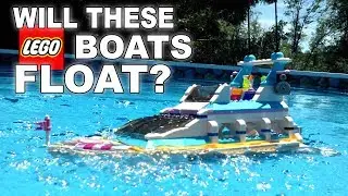 ЭТИ ЛОДКИ LEGO ПЛАВАЮТ? 🛥 #2