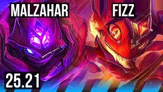 MALZAHAR vs FIZZ (MID) | EUW Master | 25.21