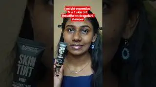🔴 Review + Wear Test | Insight cosmetics skin tint - 8 brewtiful #darkskinmakeup