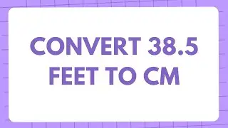 38.5 feet in cm? Conversion of 38.5 Feet(ft) in Centimeters(cm)? Convert 38.5 ft to cm