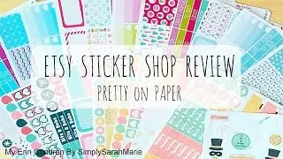 Обзор магазина наклеек Etsy: Pretty On Paper Co.