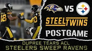 Dupree Tears ACL, Out For The Year | STEELERS SWEEP THE RAVENS 19-14