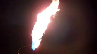 Burning Man Propane Poofer Fire   Flame Effects