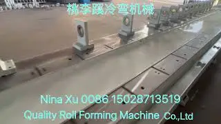 Based frame of solar bracket c channel roll forming machine 