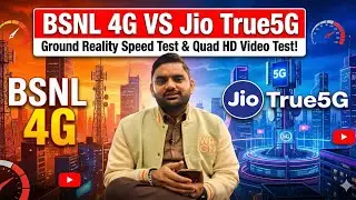 Crowded Area Network Test &ndash; Jio True5G & BSNL 4G Performance Review | Speed + Video Test