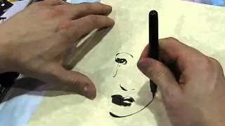 David Mack 2 Wonderful Art Technique and HOW TO at HEROES 2011