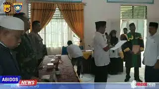 Pelantikan dan sumpah Kades dan Tuha Puet di kecamatan Rantau Selamat Aceh Timur