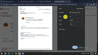 How To Print an Email in Gmail