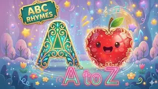 A for Apple & B for Ball | Fun 3D Kids Class #vikramkidsclasses #3dalphabet #nurseryrhymes 