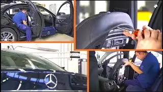 Mercedes-Benz - How to remove / install the front seat backrest cover | W205, W253