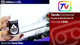 Tanda Comercial TVN (13 de Junio de 1990)