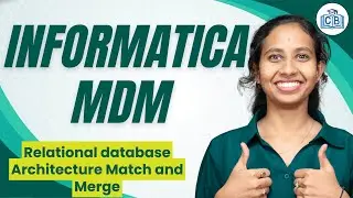 Informatica MDM Relational database Architecture Match and Merge | Informatica MDM | CyberBrainer
