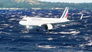 emergency landing of a plane at sea live eps 581