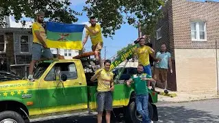 L&rsquo;ambiance des supporters de la jsk aux USA (Philadelphia )l&rsquo;ors du match  face au cotton sport