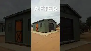 20x20 Super 9 Shed | Shed World California  #backyardshed #shed