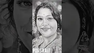 pencil sketch portrait