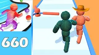 Rope-Man Run (IOS/Android) NEW UPDATE Gameplay Walkthrough All Level Eps 660 #Shorts