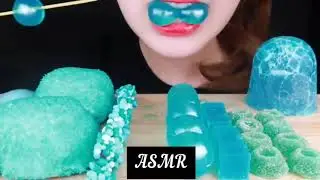 ASMR JEWELRY CANDY, ICE, JELLY, SNOBALLS MARSHMALLOW CAKE EATING SOUNDS MUKBANG.