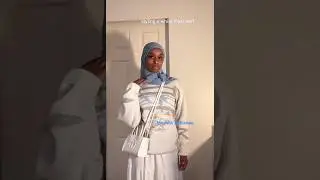 Styling a white maxi skirt 🩵 #hijabers #hijabi #hijabista #hijabiz #hijabfashion #hijaboutfit