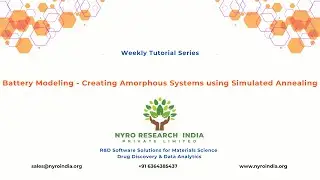 43 Battery Modeling   Creating Amorphous Systems using Simulated Annealing