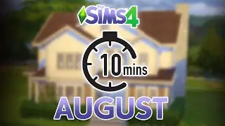 i can only spend 10 MINUTES each MONTH building this house ep.8 🏠 The Sims 4