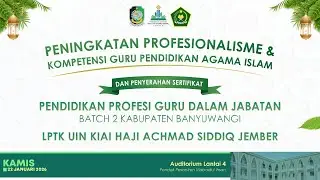 PENGUKUHAN GURU PROFESIONAL PPG DALAM JABATAN BATCH 2 TAHUN 2025