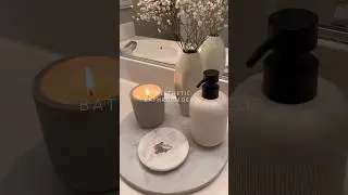 How to make your bathroom minimal aesthetic✨ #aestheticdecor #minimalist #bathroomdecorideas