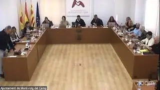 Ple extraordinari i urgent de l'Ajuntament de Mont-roig del Camp_19_12_2025
