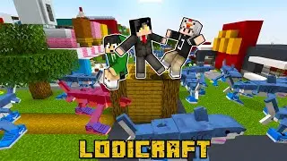 SURROUNDED by Tralalelo Tralala Brainrot in MINECRAFT | Minecraft Tagalog