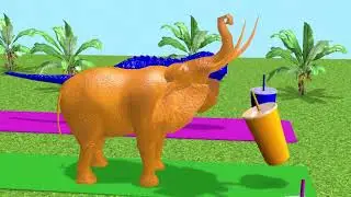Mammoth Elephant Dinosaur Gorilla Choose The Right Drink Game Max Level Squeeze